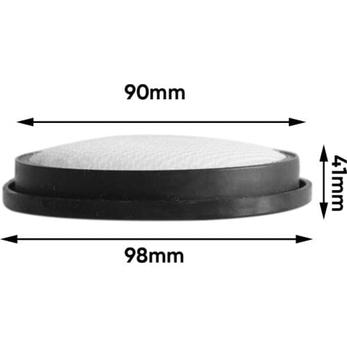 Tool Filter For Proscenic P8 Accessories Set 3pcs 98*90*41mm Replace Vacuum Cleaner White+Black Pack Suitable