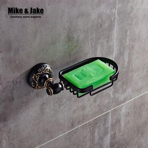 Black carve bathroom soap holder wall mounted soap dish holder bathroom soap rack bathroom accessories MH7007