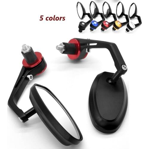 Newest Motorcycle RearView Mirrors CNC Handle Bar End Side Mirror 22MM For Suzuki BURGMAN 400 HAYABUSA GSXR1300 B-KING tl 1000