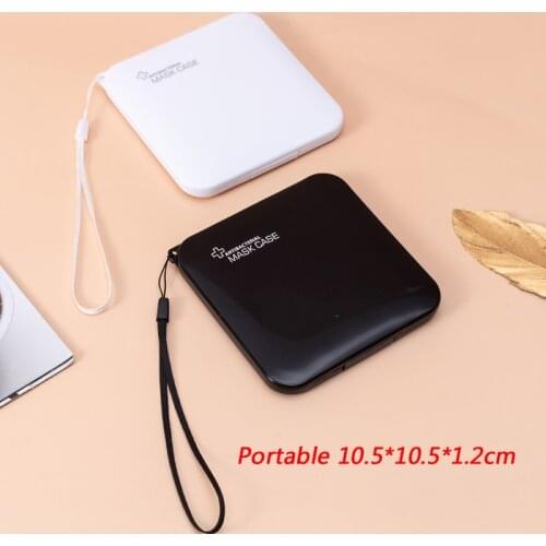 NEW Portable Mask Storage Box Organizer Disposable Mask Case Mask Storage Case Mask Holder Mask Storage Smoke Case