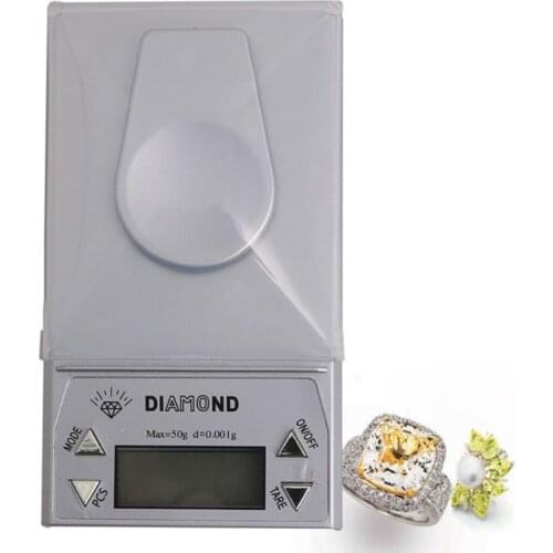 Portable 50g * 0.001g LCD Digital Pocket Gram Jewelry Scale Weight Balance New