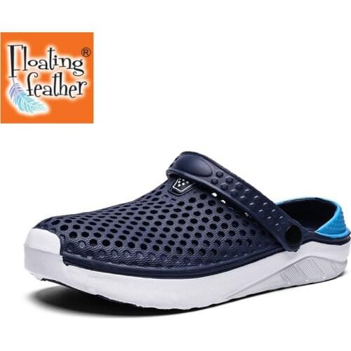 Summer Mens and Womens Clogs Quick Dry Casual Home Slippers Couple Garden Shoes Beach Sandals Mules Bathroom Slippers croses