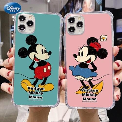 Cute Disney Mickey Minnie All-inclusive Soft Case for Samsung S20 Back Cover Silicone Anti-fall Shell Coque zz0616