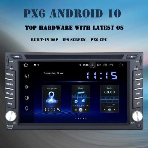2 din Android 10.0 Universal Car Radio DSP Head Unit 178mm*100mm 4GB RAM 64GB ROM Multimedia Player TDA7850 Bluetooth MP4