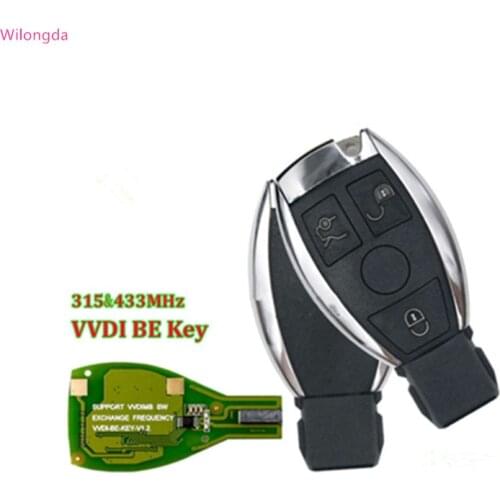 Wilongda Xhorse VVDI BE Key Pro Improved Version 433MHz Complete Remote Key for Mercedes Benz free shipping