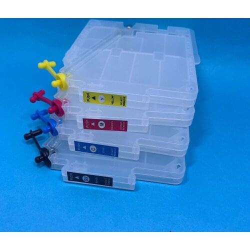 YOTAT 1set Refillable GC31 ink cartridge GC31H for Ricoh IPSiO GX e5500 GX e7700 GX e3300 GX e2600 printer