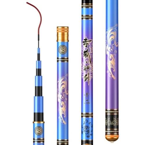 10H 8H Super Hard Tilapia Fishing Pole High Carbon Fly Fishing Rod Hand Olta Black Pit Fishing Canne De Pesca Fishing Tackle