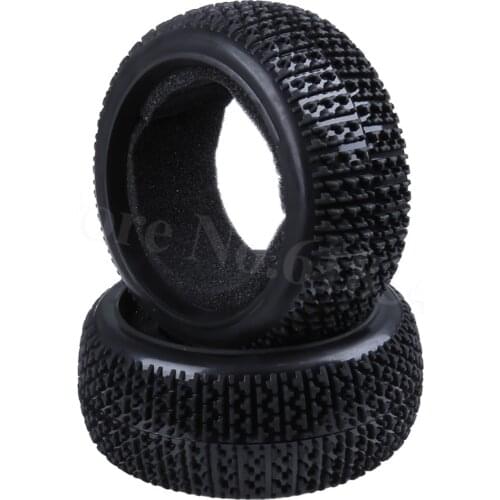 2pcs RC 1/8 Buggy Rubber Tyre Tire 17mm Hub Diameter 115 Width: 42mm