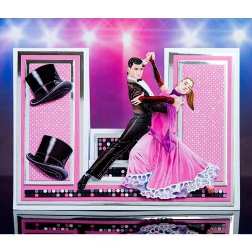 2019 Waltz Dancer Metal Cutting Dies Stencils for DIY Scrapbooking Embossing Photo Album Decoration Paper Card Crafts Die Cut