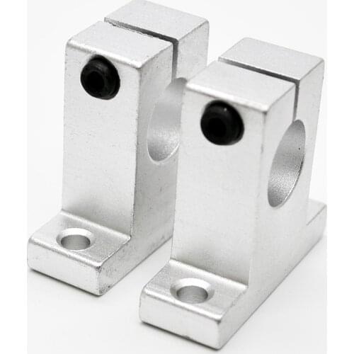 4pcs/lot SK12 SH12A 12mm linear rail shaft support block for cnc linear slide bearing guide cnc parts