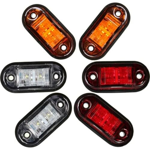 4x LED LIGHT SIDE OVERALL TRUCK TRAILER VAN