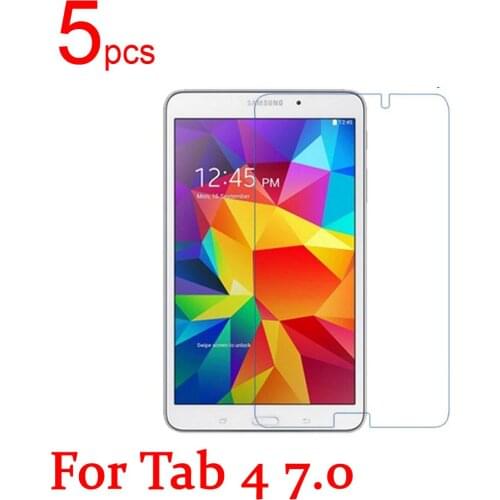 5pcs Clear/Matte/Nano LCD Tablet Screen Protectors Cover for Samsung TAB 3 4 7.0 T210 T211 p3200 p3210 T230 T231 T235 Film+Cloth