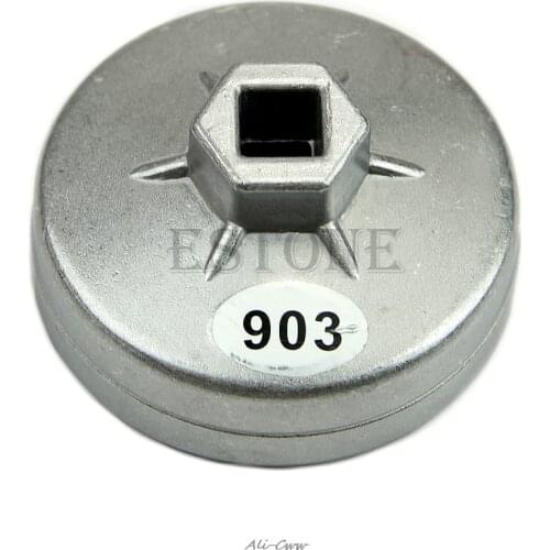 74mm 14 Flute Aluminum Oil Filter Wrench Socket Remover Tool