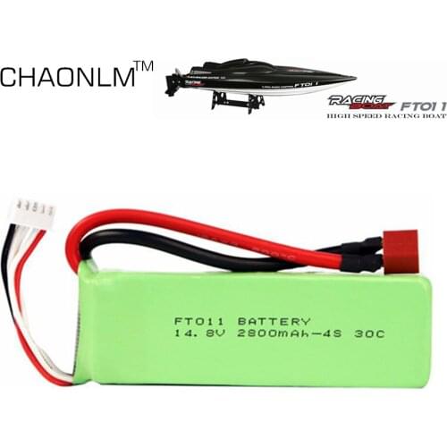 14.8V 2800mAh 4s 30C Lipo Battery for FT010 FT011 RC boat RC Helicopter Airplanes Car Spare part 803496 battery 1PCS