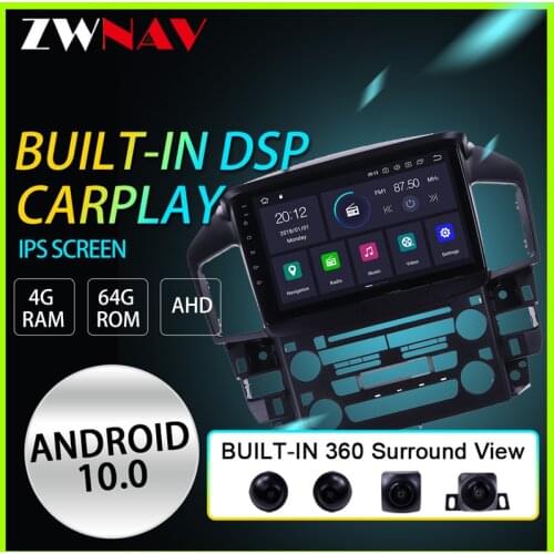Android10 Car Radio 360 Surround View For Lexus RX300 1998-2003 Multimedia Player Auto GPS Navigation Bluetooth Radio
