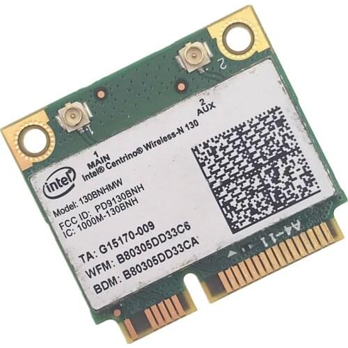 Wlan Wireless-N 130 wifi Bluetooth Adapter Mini PCI-E BT 3.0 802.11n wi-fi card for Intel Centrino 130BNHMW