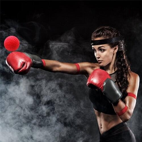 Boxing Reflex Speed Punch Ball MMA Sanda Boxer Raising Reaction Force Hand Eye Training Set Stress Gym Boxing Muay Thai Exercise