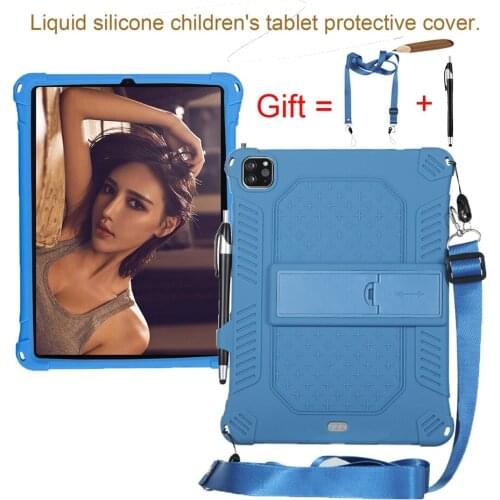 For iPad Pro 11 2020 2018 Food grade Silicone Cover For iPad Pro 11 2020 case Kid Shockproof Tablets Coque For iPad Pro 11 funda
