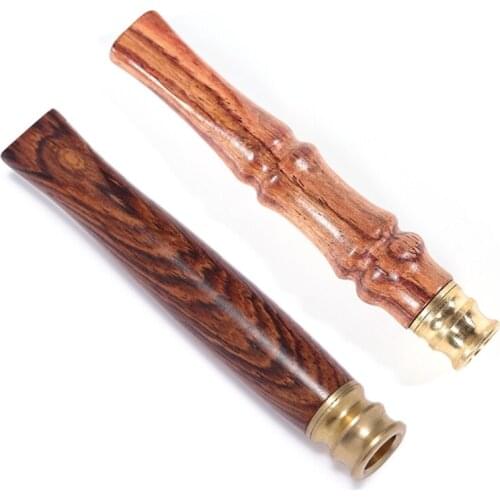 Antique Vintage Wooden Cigarette Filter Holder Portable Retro Reusable Herb Tobacco Tube Mouthpiece Smoking Pipe Decoration for