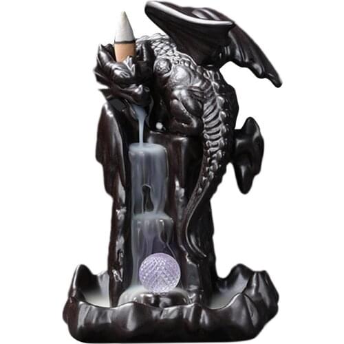 Backflow Incense Burner Mountain River Handicraft Incense Holder Innovative Ceramic Aromatherapy Stove Decoration Incense Holder