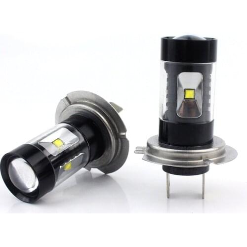 H7 Led Automobiles Fog Light Lamp 30W Car Driving Bulb White 12V Super Bright High Power Car Bulbs