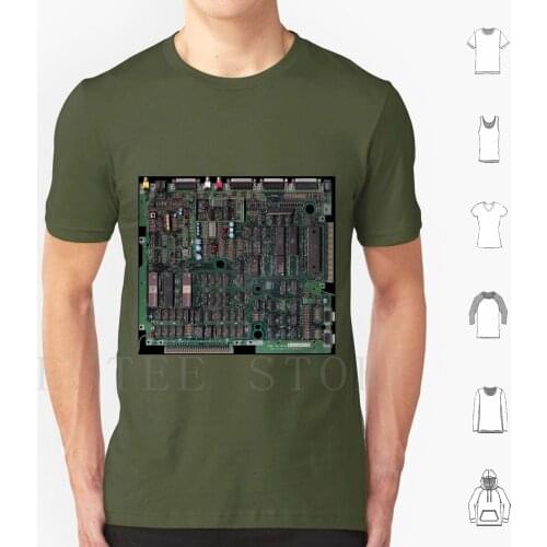 Commodore Amiga 1000 T Shirt Print Cotton Commodore Amiga 1000 Commodore Amiga 1000 A1000 Amiga Pc Computer Motherboard Chip
