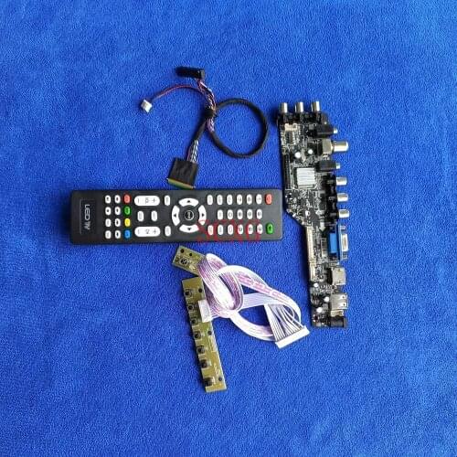 Kit LVDS 40 Pin Signal digital 1024*600 For B101AW02/B101AW03/B101AW06 VGA USB AV DVB HDMI-compatible LED LCD Matrix drive board