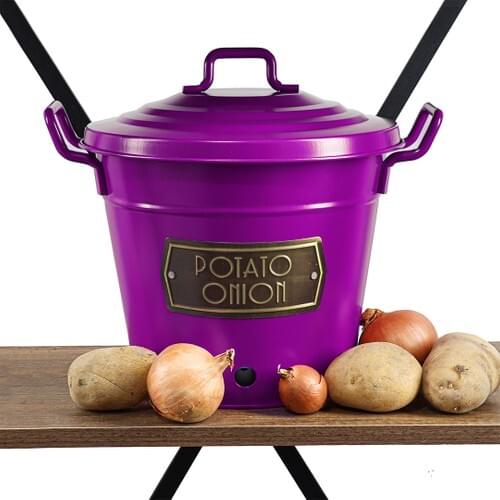 The Mia TUR001 Potato Onion Storage Container Purple