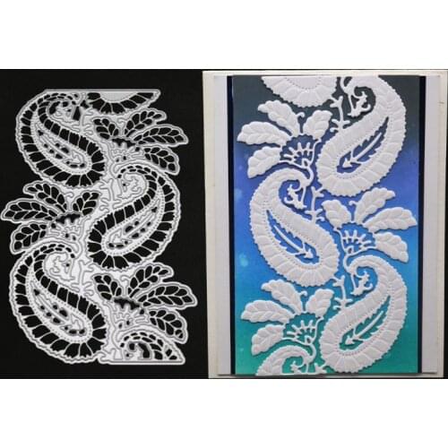 Leaf Background Metal Cutting Dies Stencil DIY Scrapbooking Album Stamp Paper Card Embossing Craft Decor M17D