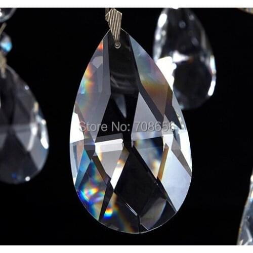 380pcs 38mm crystal glass chandelier almond prism parts lighting pendant free shipping