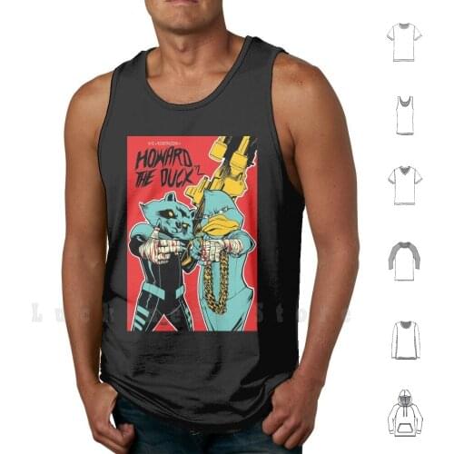 Run The Jewels Howard The Duck Rtj Tank Tops Vest Sleeveless Run The Jewels Cover Music Rap Killer Mike Rtj Ei P Hip Hop