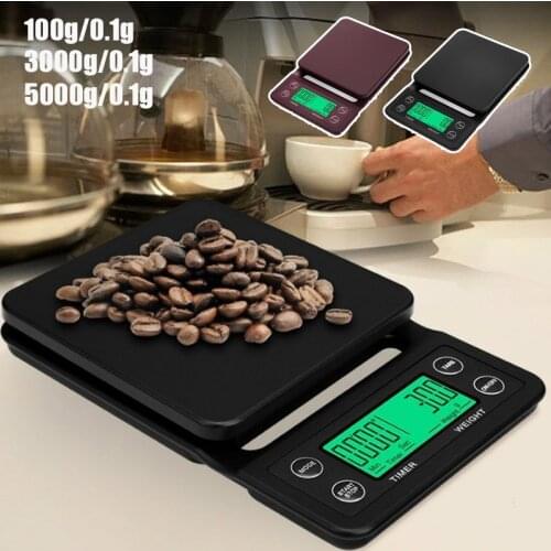 NEW High Precision Portable Digital Scale Jewelry Kitchen Food Coffee Diet Post Room Office Balance Weight Scales 100/3000/5000G