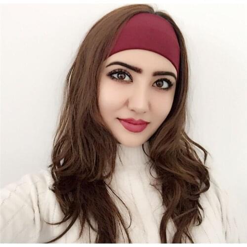 Women Headband For Female Hair Accessories Women Fashion Solid Color Headbands Soft Head Headband Ladies Sport Turban