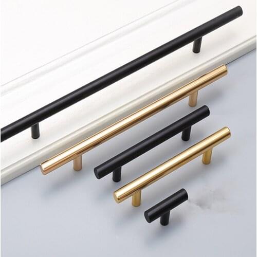 Simple Style Furniture Bedroom Closet Drawer Handle Aluminum Alloy Modern Cabinet Shoe Rack Pull Gold Locker Wine Cabinet Knob