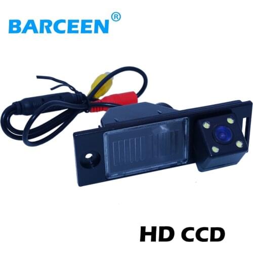 Special car reversing camera bring 4 led night vision and witer-proof function for Hyundai ix35 2014