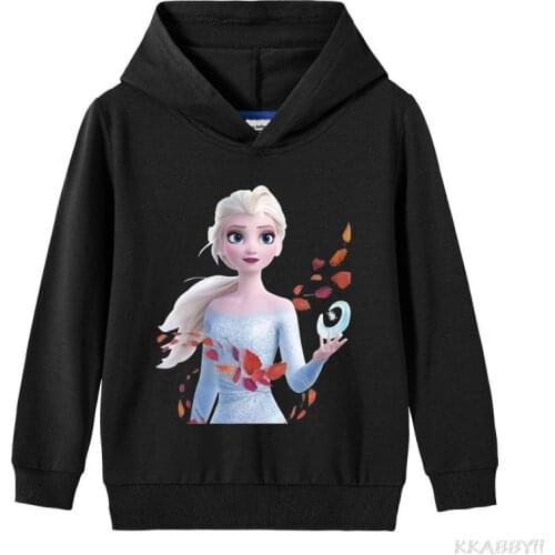 Disney Frozen Boys Girls Cotton Hoodies For Toddlers Printing Cartoon Casual Sports Tracksuit Children Clothing