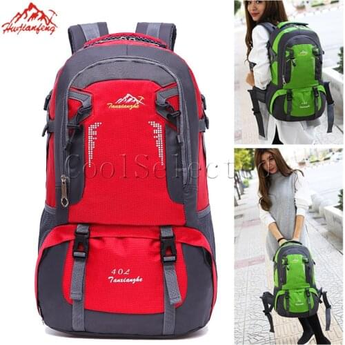 40 L Waterproof Climbing hiking backpacks Travel Backpack Bike Bicycle Bag Camping Hike Laptop Daypack Rucksack Outdoor MenWomen