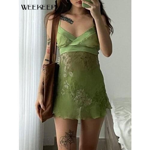 WEEKEEP Open Summer Dresses