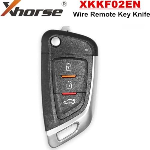 Xhorse XKKF02EN Wire Remote Key Knife Flip 3 Buttons English Version