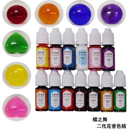13 Colors Epoxy Pigment Liquid Epoxy Resin Dye Colorant Highly Concentrated Resin Pigment Flower Favor Resin Crafts
