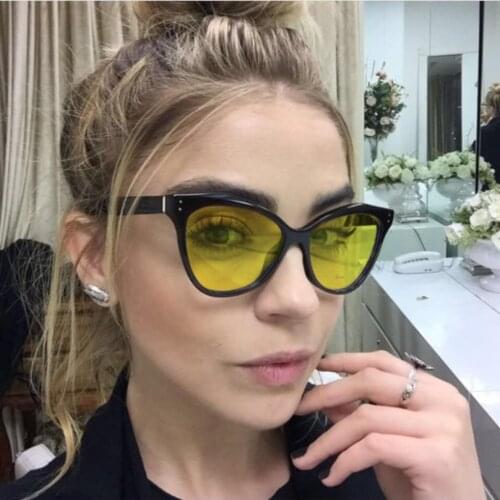 2020 cat flower yellow Bifocal sunGlasses Frame Read Mens driving night vision Multifocal Reading Glasses Sunglasses FML