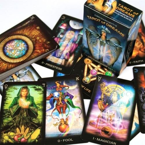 270C Tarot of Dreams Full English 83 Cards Deck Oracle Playing Card Fortune Telling Divination Board Game