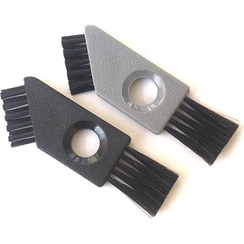 Double Sided Shaver Brush Replacement Electric Shaver Razor Cleaning Brushes for ES-ST23/25/27/29/39 ST2/3/6/8R, Black, Gray