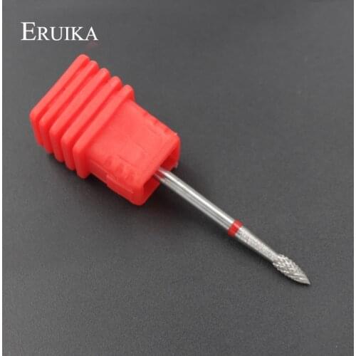 ERUIKA Carbide Nail Drill Bit 3/32" F Size Cuticle Clean Burr Nail Drills Manicure Apparatus Nail Art Accessories Rotary Tools