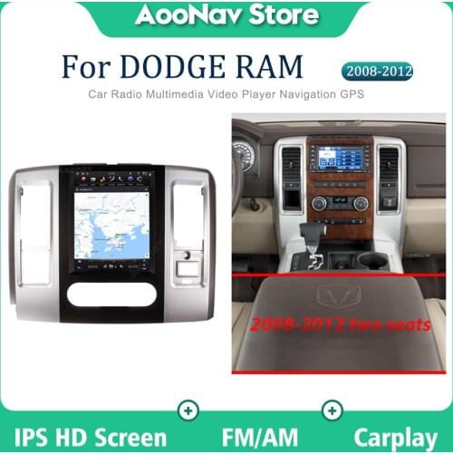 Android Tesla For Dodge RAM 2009-2018 Multimedia Car Radio For Dodge RAM 1500 Trucks GPS Stereo Autoradio Player