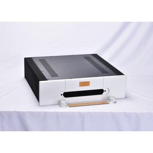 GZLOZONE DIY Full Aluminum Enclosure Case Power Amp Chassis Box 430*120*313mm L14-29