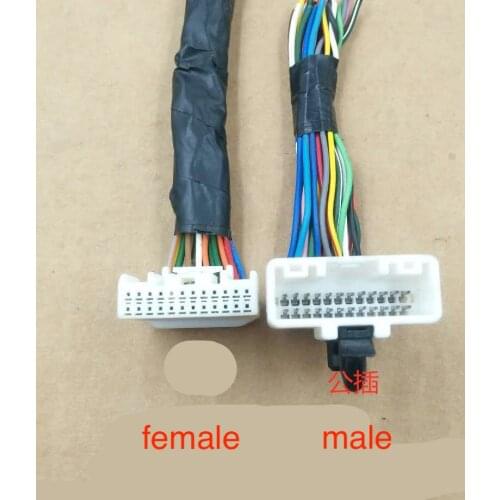 1pc for Toyota Lexus CD power amplifier 24pin plug wire cable