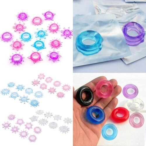 Penis Ring Cock Ring Silicone Reusable Sleeve Extension Condom Sex Delay Adult Toys Erotic Toys Dick Condoms For Men