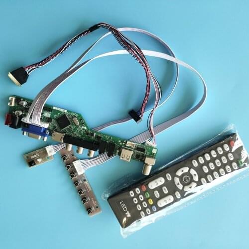 Kit for LP140WH1 TL VGA Display LED LCD 40pin TV Screen Audio Controller Doard HDMI Remote LVDS USB 1366x768 AV Panel Monitor