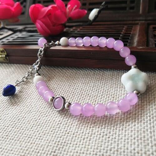 Summer style 5 color bracelets & bangles for charm women&men Handmade Trinkets Womens Ceramic Bracelets Lovers Jewelry gift